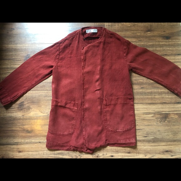 ZARA Morocco Linen top - Picture 3 of 3